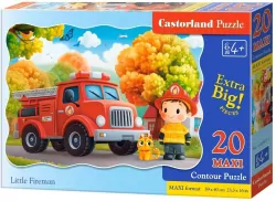 Puzzle 20 Little Fireman CASTOR