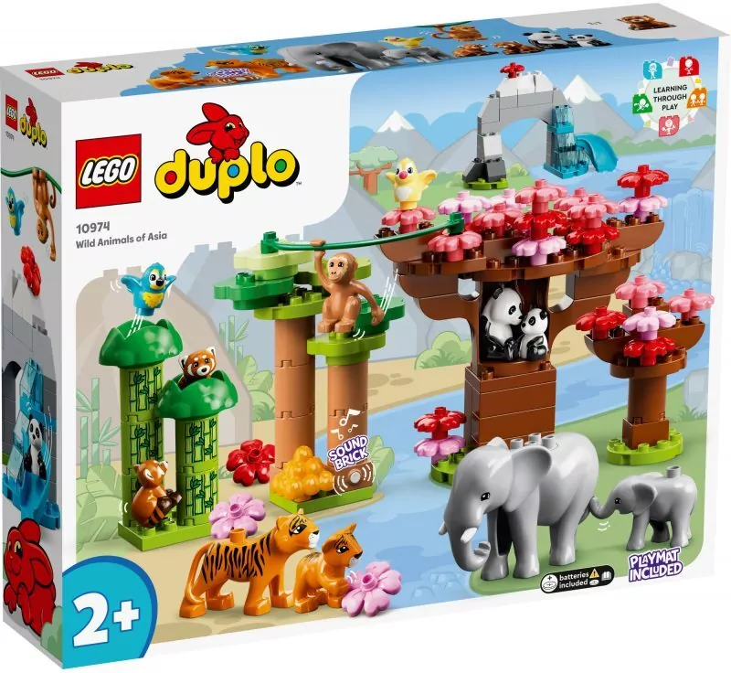 LEGO® DUPLO® Town. Dzikie zwierzęta Azji. 10974 - tantis.pl