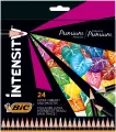 BIC. Kredki ołówkowe Intensity Premium, 24 kolory - tantis.pl