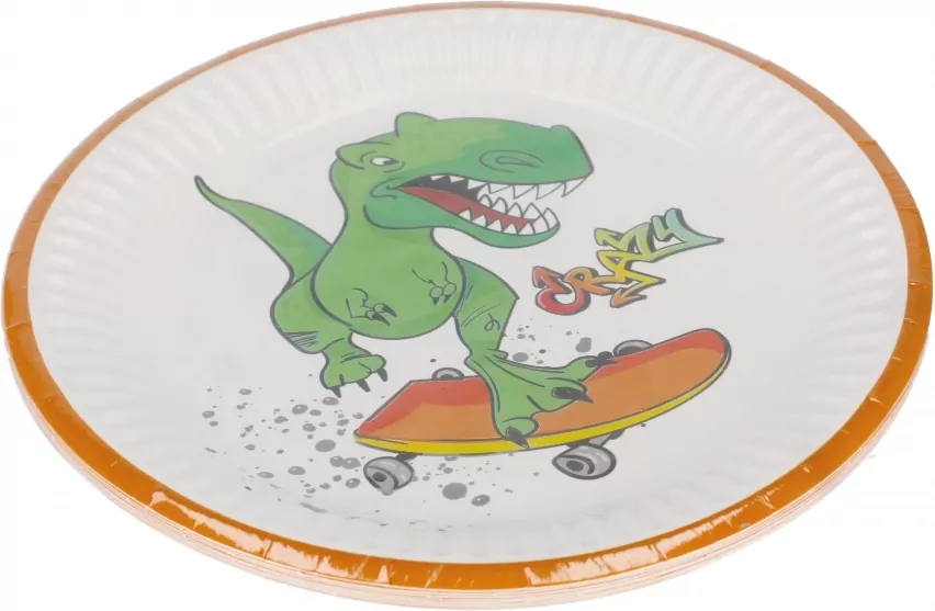 Talerz papierowy 180PM, 8 sztuk mix - tantis.pl