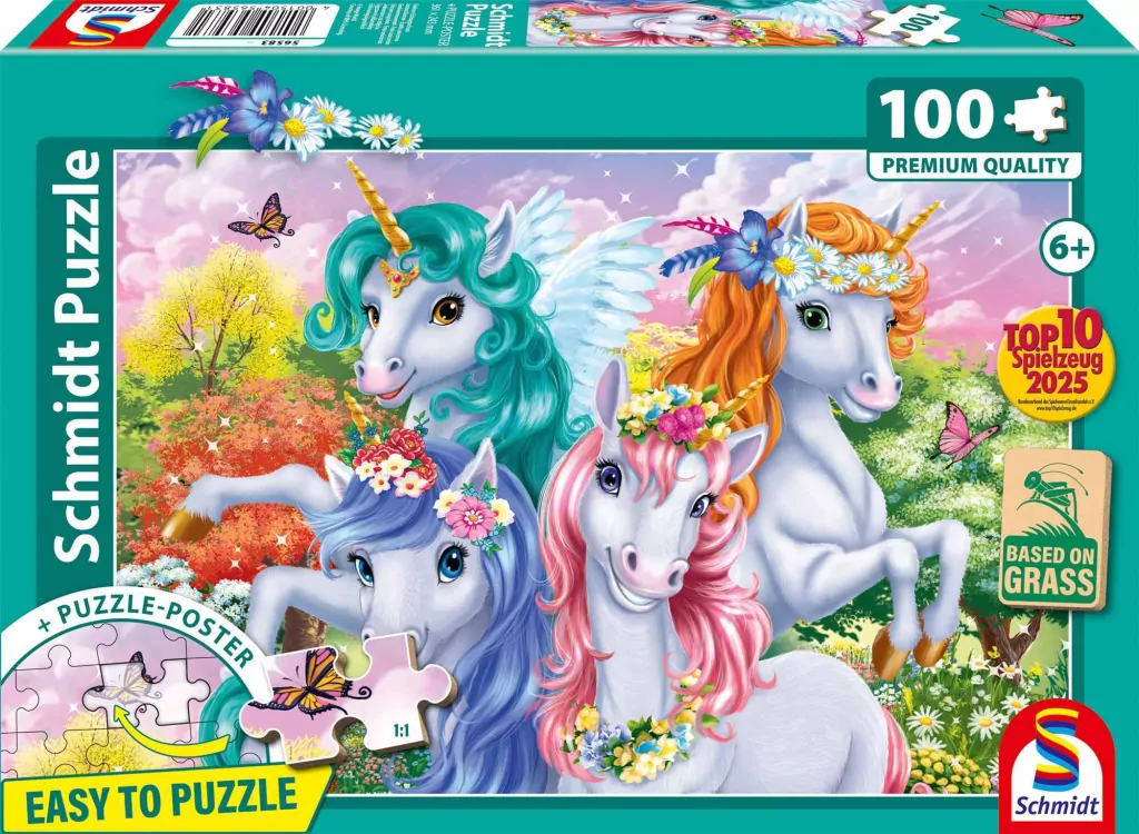 Puzzle 100 Zdjęcie jednorożców - tantis.pl