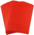 Filc A4 czerwony 2mm 10szt - tantis.pl