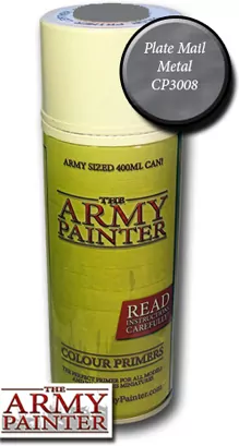The Army Painter: Colour Primer - Plate Mail Metal - tantis.pl