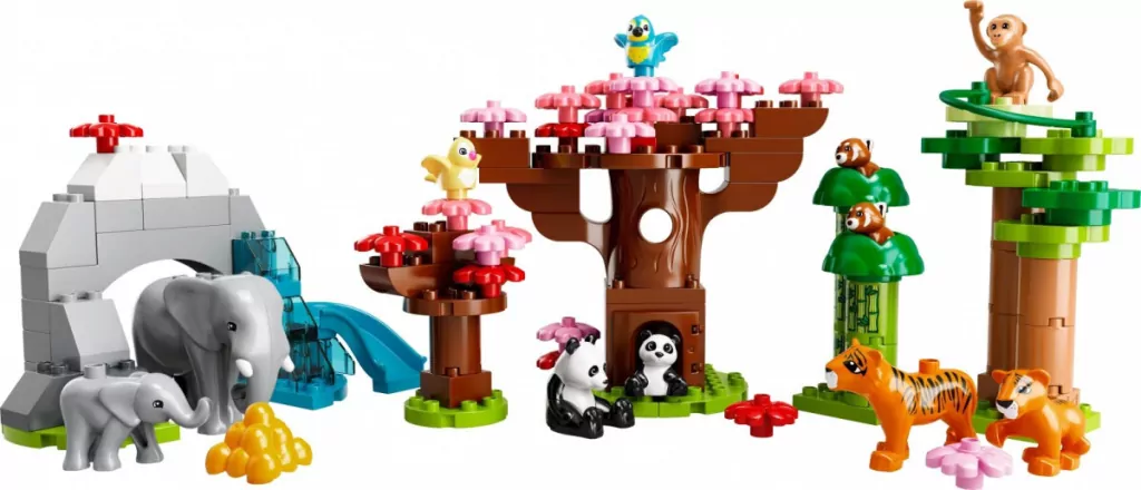 LEGO® DUPLO® Town. Dzikie zwierzęta Azji. 10974 - tantis.pl