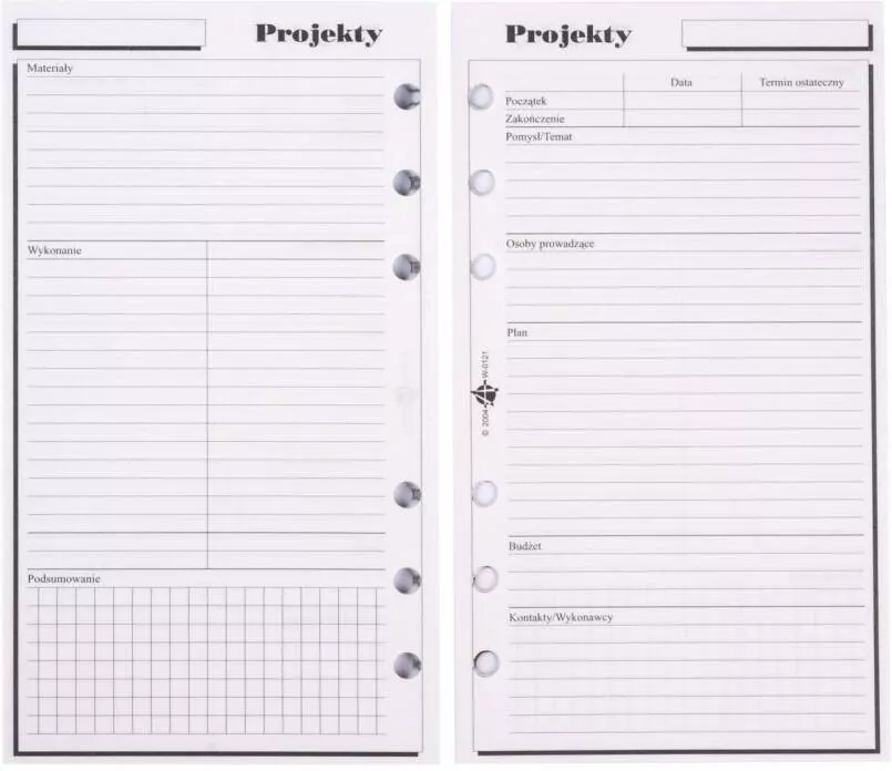 Wkład do organizera ST Projekty - tantis.pl