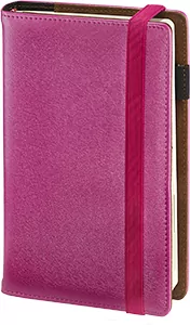 Notes A6 na gumkę kratka różowy N41B-60