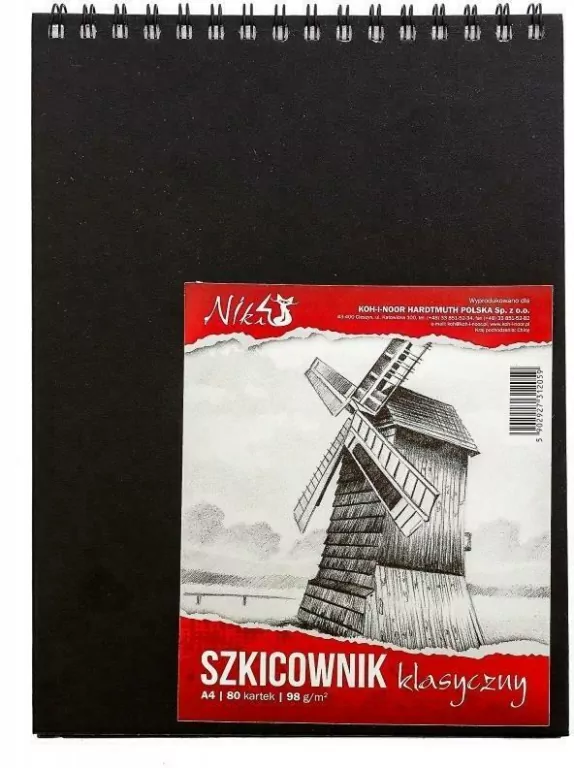 Szkicownik klasyczny A4 98G. 80 k - tantis.pl