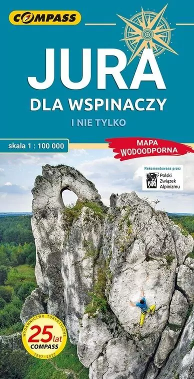 Jura dla wspinaczy. Mapa turystyczna  1:100 000 - tantis.pl