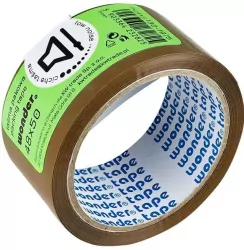 Taśma pakowa cicha 48x50 brązowa WONDER