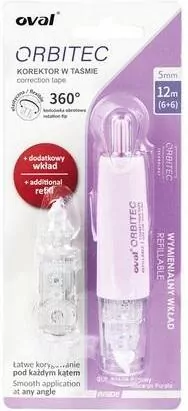 Korektor Oval Orbitec w taśmie 5mmx6m + wkład - tantis.pl