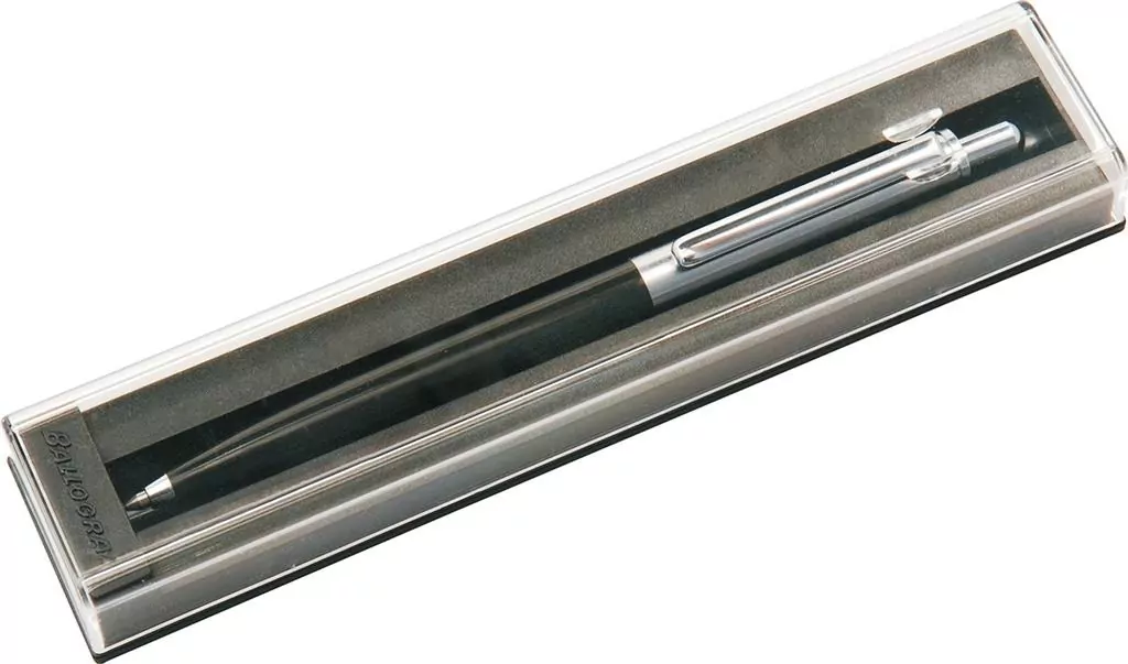 Długopis Reporter w etui czarny TOMA - tantis.pl