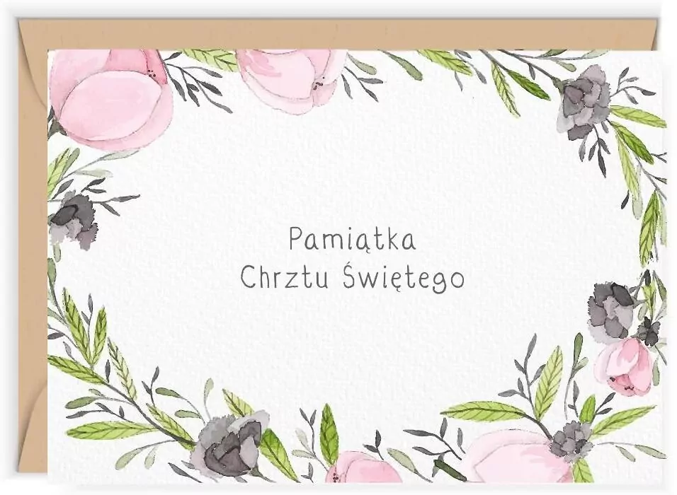 Karnet Chrzest - tantis.pl