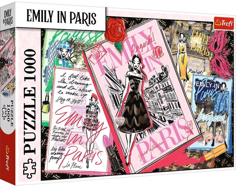 Puzzle 1000 Emily w Paryżu: Magazyn Mody TREFL - tantis.pl