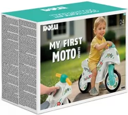 DOLU motor jeździk biało-zielony 2626 26262