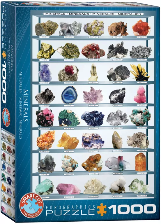 Puzzle 1000. Minerały. 6000-2008 - tantis.pl