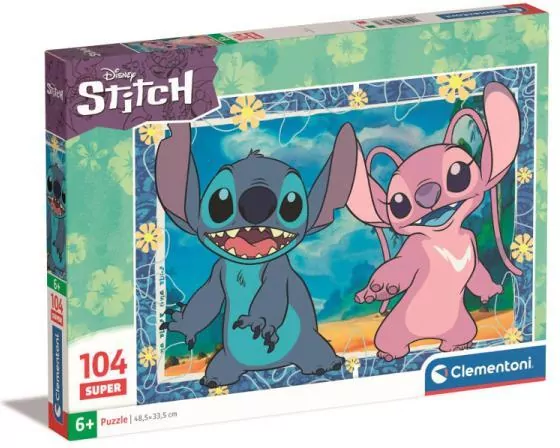 Clementoni. Puzzle 104. Super Kolor Stitch - tantis.pl