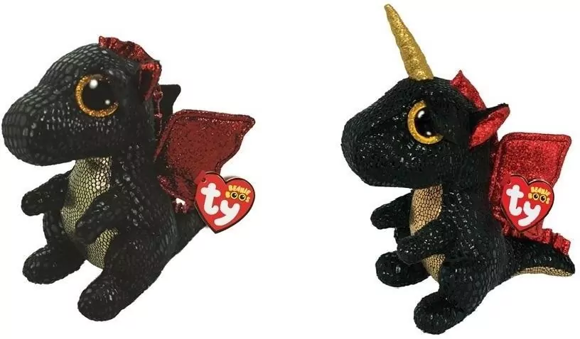 Beanie Boos Grindal Smok z rogiem 15 cm - tantis.pl