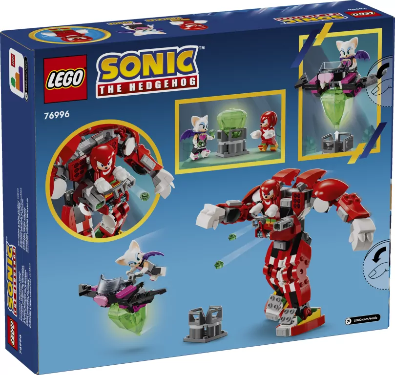 LEGO® Sonic the Hedgehog™. Knuckles i mech-strażnik 76996 - tantis.pl