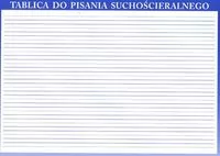 Tablica do pisania suchościeralnego - tantis.pl