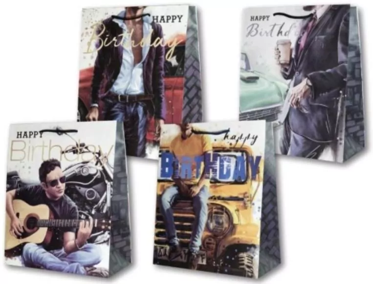 Torebka ozdobna laminowana PL-6 średnia - tantis.pl