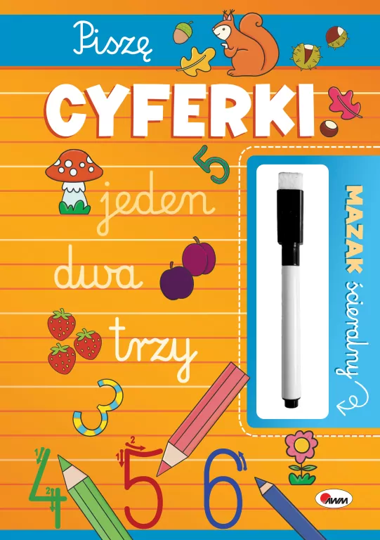 Piszę cyferki. Mazak ścieralny - tantis.pl