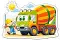 Puzzle 12 maxi. Betoniarka - tantis.pl