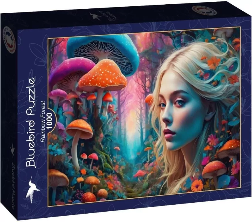 Puzzle 1000 Tęczowy las - tantis.pl