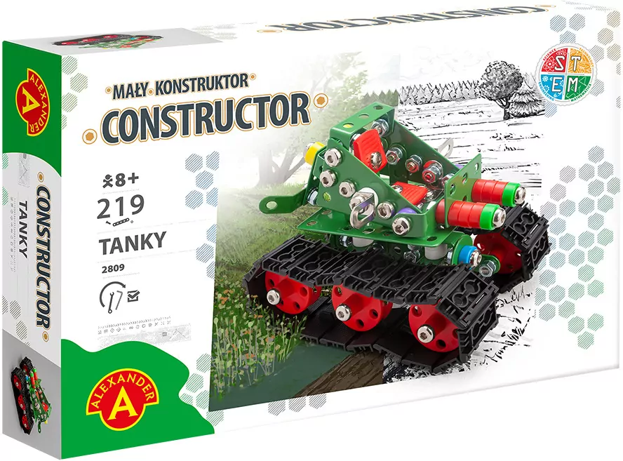 Mały Konstruktor - Tanky 8+ - tantis.pl