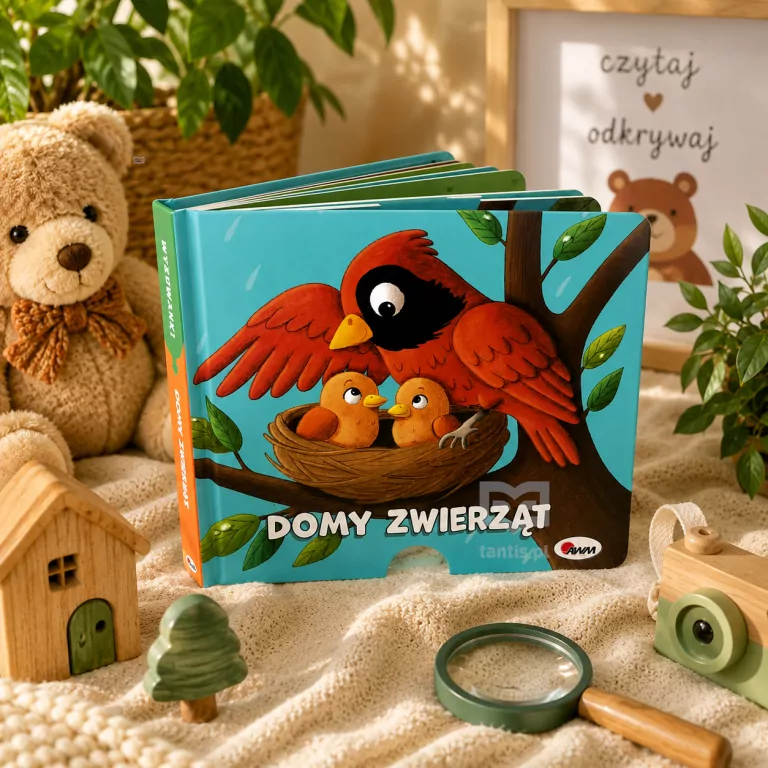 Domy zwierząt. Książeczka z ruchomymi elementami. Wysuwanki - tantis.pl