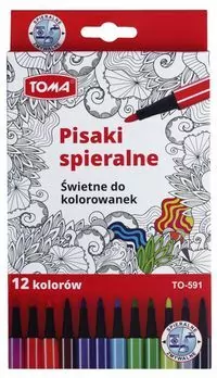 Pisaki zmywalne 12 kolorów - tantis.pl