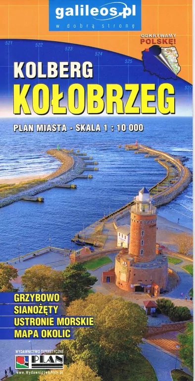 Kołobrzeg /Ustronie Morskie 1: 10 000 plan 2024 - tantis.pl