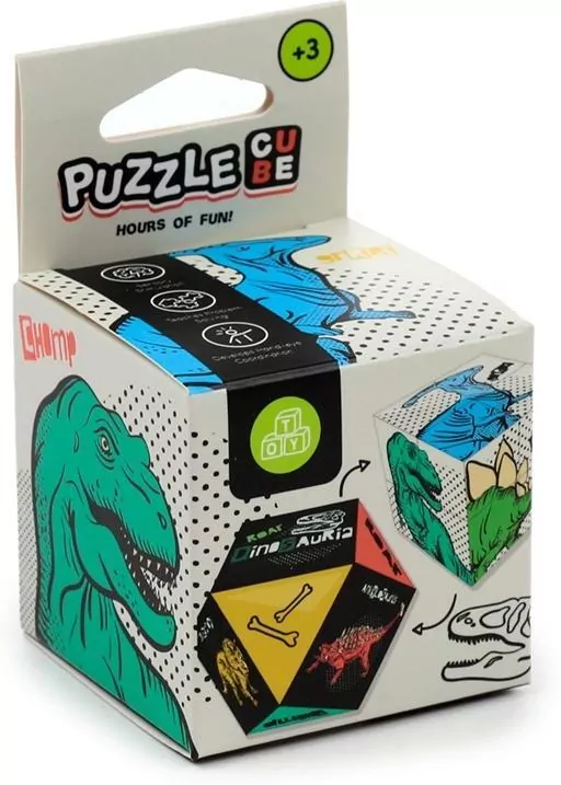 Puzzle układanka kostka Dinosauria - tantis.pl