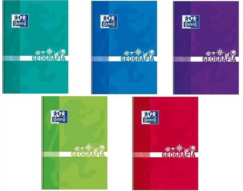 Brulion A5/80K kratka Geografia. 5 sztuk - tantis.pl