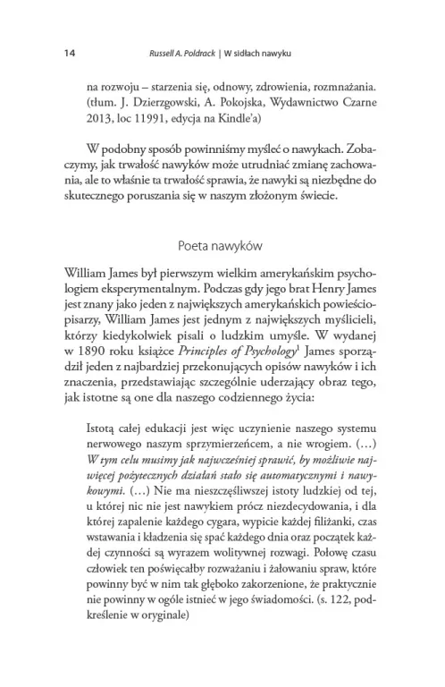 W sidłach nawyku. Dlaczego mózg tworzy nawyki - tantis.pl