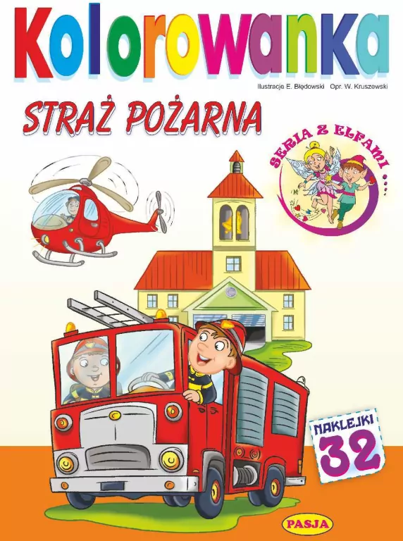 Kolorowanka Straż pożarna - tantis.pl