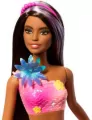 Barbie Syrenka Rozkwitające kwiaty Lalka brunetka - tantis.pl