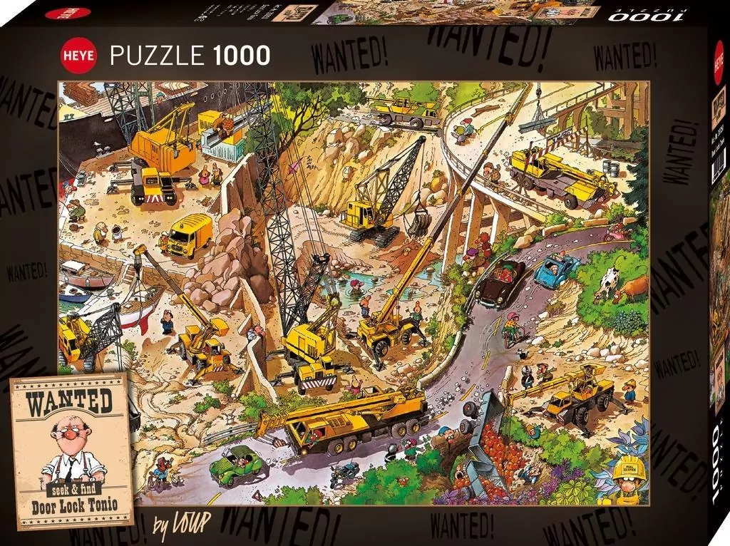 Puzzle 1000 Wanted!-Tonio, Loup - tantis.pl
