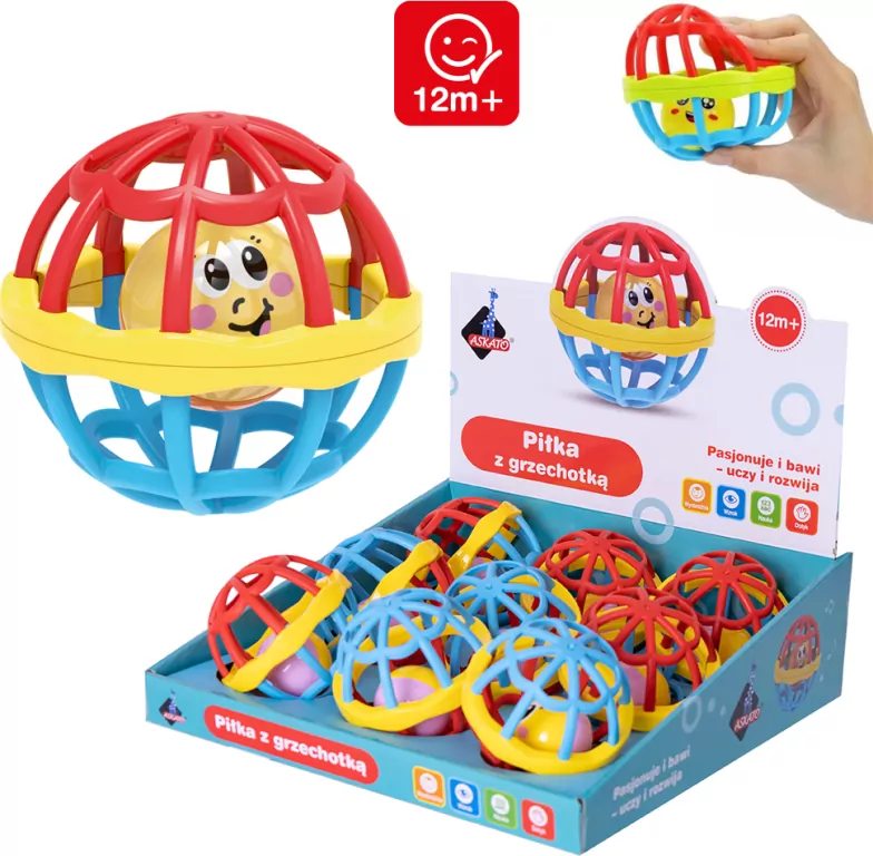 Piłka z grzechotką - tantis.pl