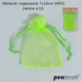 Woreczki organzowe jasnozielone 7x10cm - tantis.pl