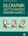 Słownik językowego savoir-vivre'u - tantis.pl