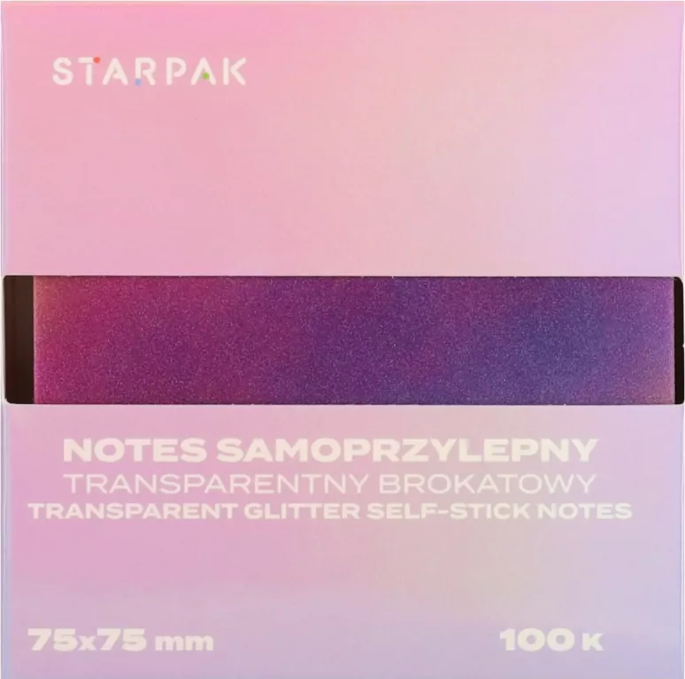 NOTES SPRZYL 75X75/100K TRANSP OMBRFIO STK12/360 - tantis.pl