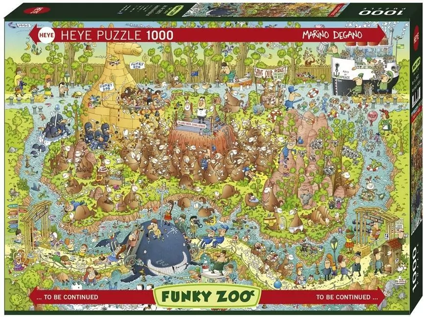 Puzzle 1000 Funky Zoo - Australia - tantis.pl
