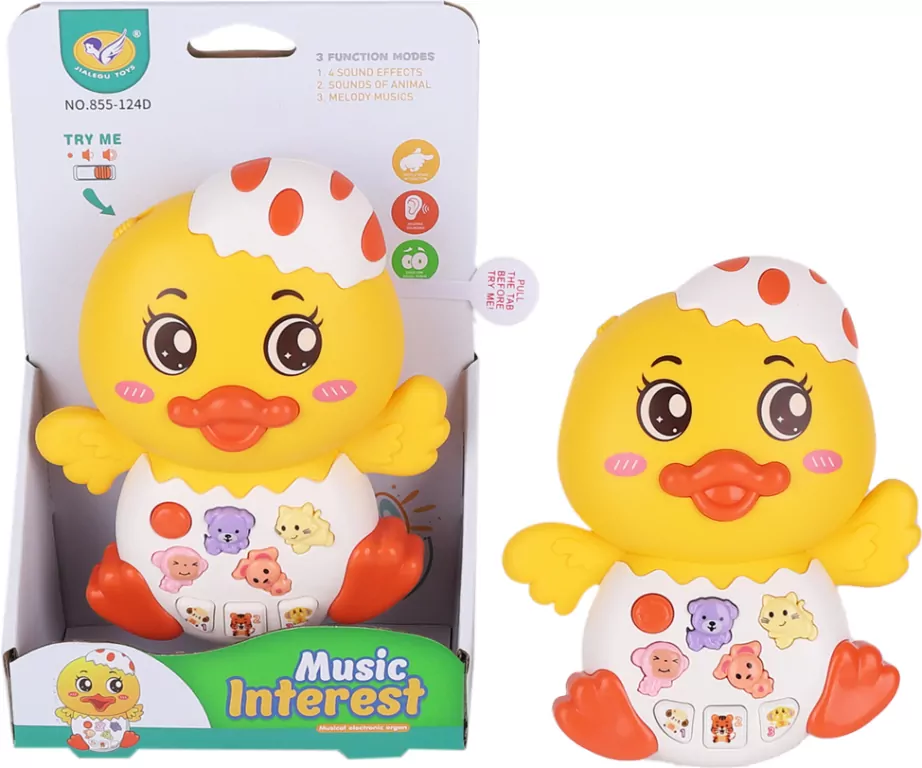 Zabawka muzyczna. Kaczuszka - tantis.pl