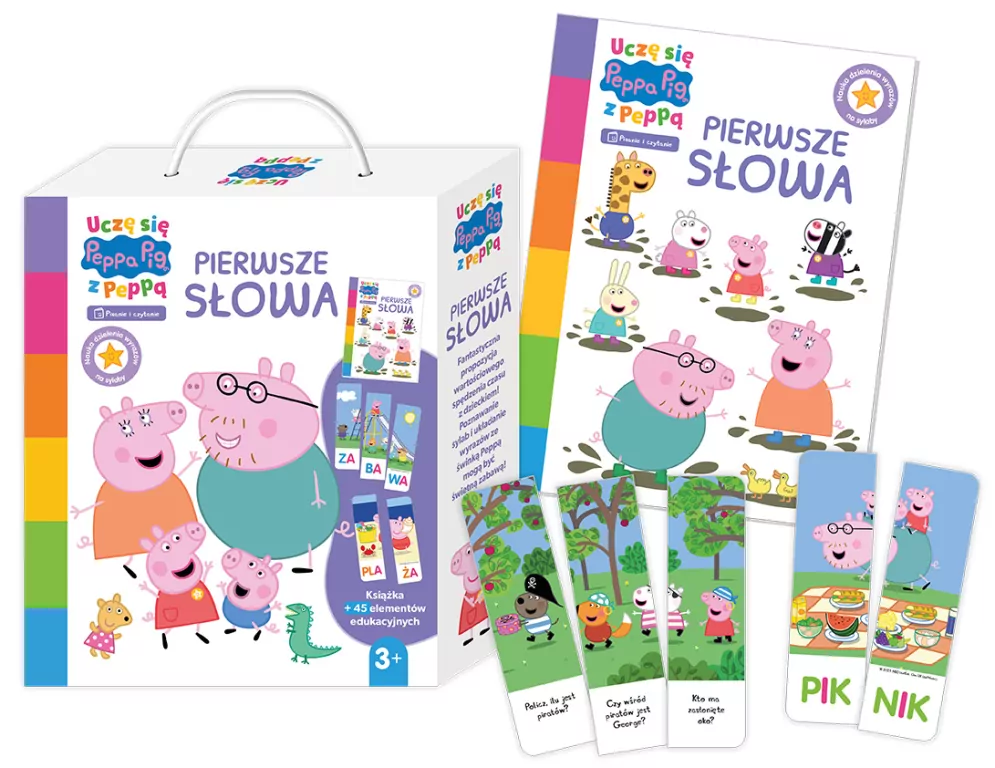 Peppa Pig. Pierwsze słowa. Uczę się z Peppą - tantis.pl