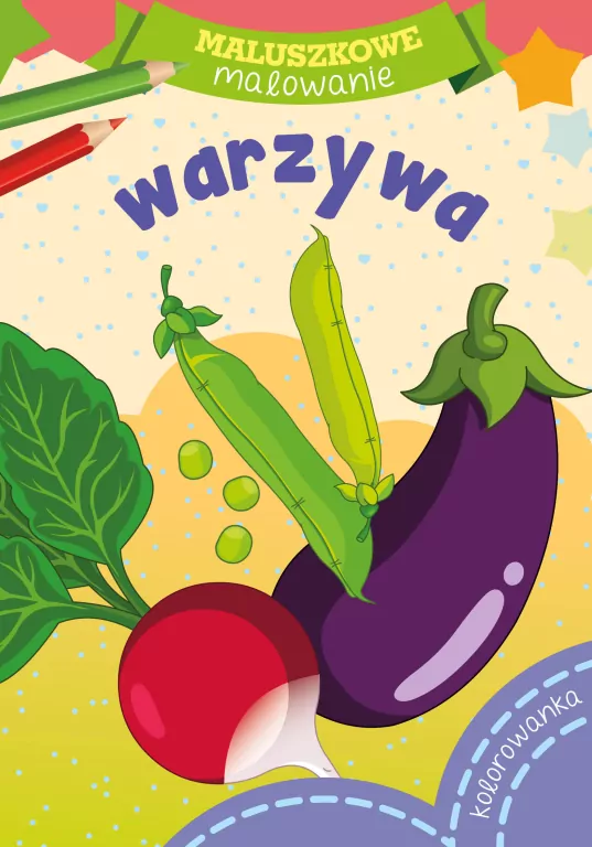 Warzywa. Maluszkowe malowanie - tantis.pl