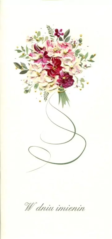 Karnet. Imieniny. Kwiaty - tantis.pl