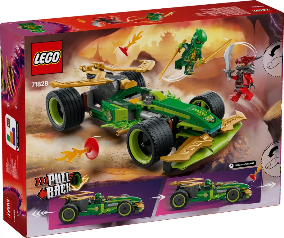 LEGO® Samochód wyścigowy Lloyda z napędem typu pull-back 71828 - tantis.pl