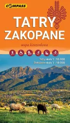 Mapa kieszonkowa - Tatry, Zakopane