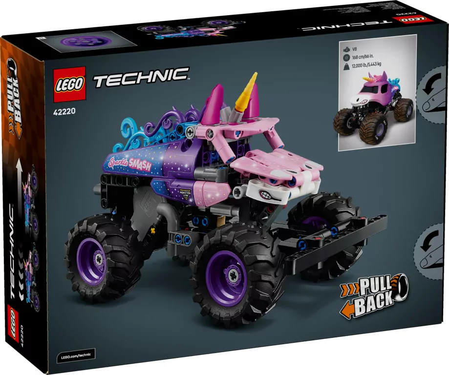LEGO® Technic.  Monster Jam Sparkle Smash 42220 - tantis.pl