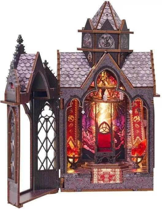 Puzzle 3D Gotycka komnata smoków z tronem - tantis.pl